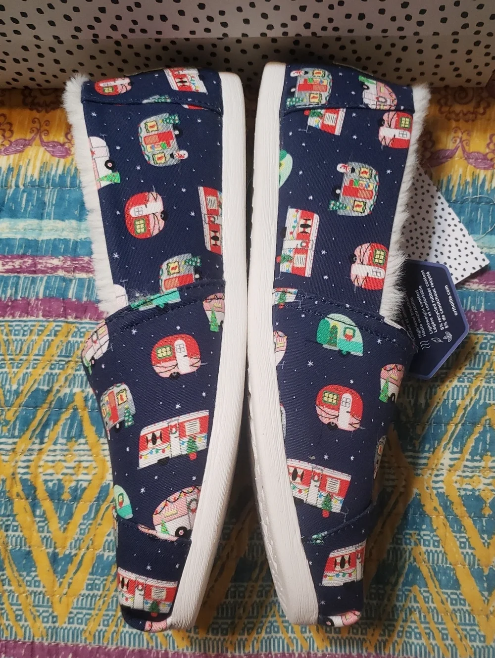 Tom's Limited Edition Christmas W8 Shoes